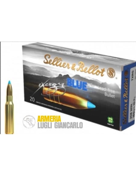 Colpi cartucce Sellier & Bellot .308 Win TXRG Non-Toxic 165gr Polymer Tip Box of 20