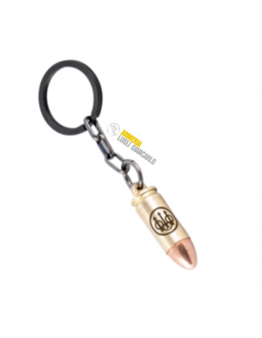 Portachiavi Beretta 92X Performance oalla cartuccia caqlibro  9x19  con catenella : E03744