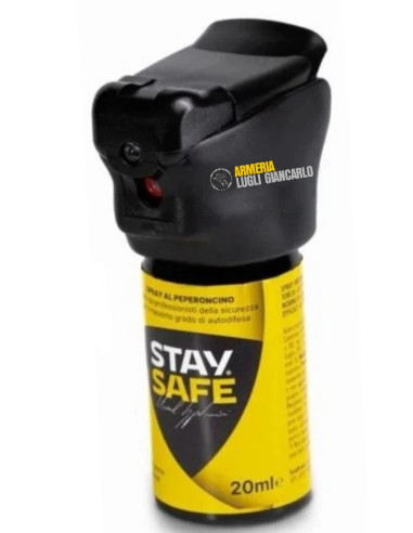 STAY SAFE – Spray al peperoncino per difesa personale con torcia incorporata