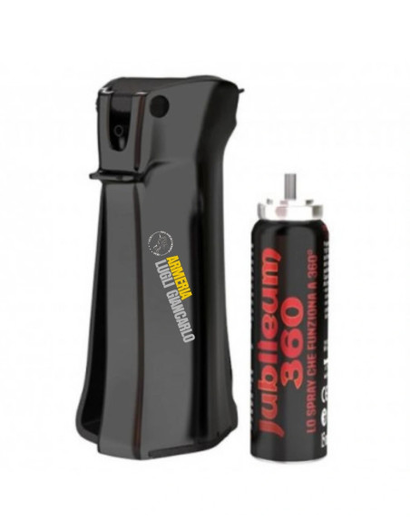 Defence systemSpray al peperoncino jubileum 360 getto balistico 20 ml nero defence system grande