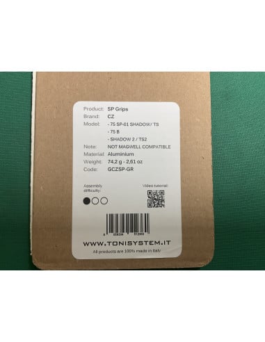 Toni System Guancette SP Sport Production per CZ