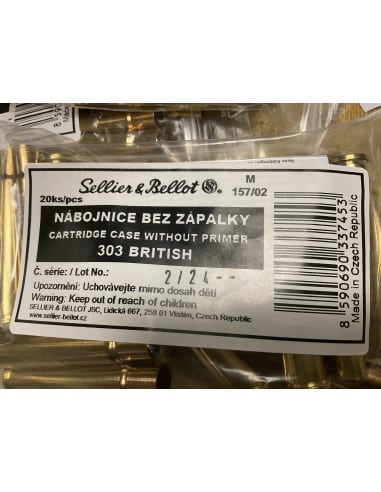 Bossoli per carbina Sellier & Bellot calibro 303 British