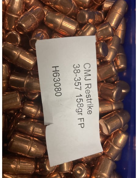 Palle Ogive Frontier CMJ Restrike calibro 38-357 158 grani FP 750 pezzi ogive