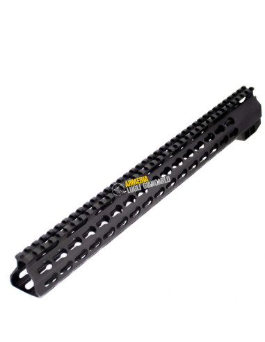 MTKMC03 AIM SPORT  HANDGUARD KEYMODE PER AR15 lunghezza 15" pollici Low profile Free Float AR15 Keymod Handguard picatinny