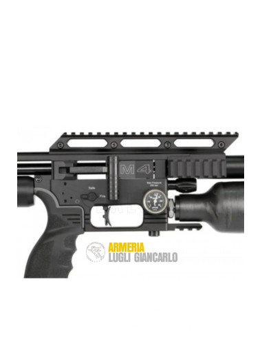 Carabina Pcp calibro 5,5 Fx Impact sniper  M4 28/c Sniper Nera Power Plenum serbatoio 750 canna lunga  70 cm 25 colpi