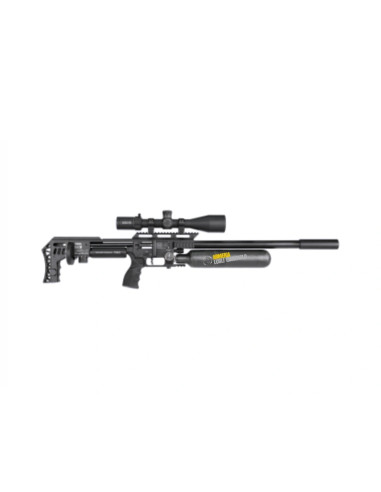 Carabina Pcp calibro 5,5 Fx Impact sniper  M4 28/c Sniper Nera Power Plenum serbatoio 750 canna lunga  70 cm 25 colpi
