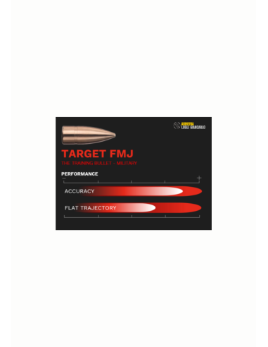 Colpi cartucce Munizioni Geco calibro 308 Win. TARGET FMJ 9,5g 147 grani 20 pezzi