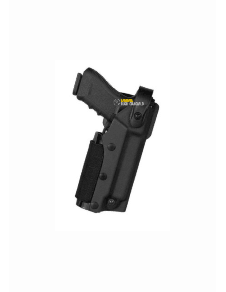 VKZ809 light polymer holsters FONDINA VEGA HOLSTER IN POLIMERO CON PORTA TORCIA PER PISTOLA GLOCK MODELLO 19