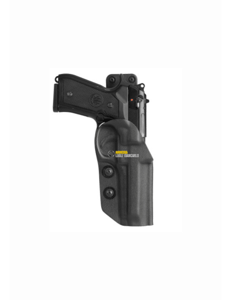 THERMO-MOLDED POLYMER OPEN HOLSTER WITH SPORT LOWER LOOP