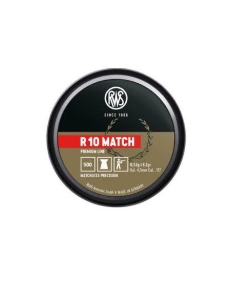 RWS R 10 Match Rifle 4.48mm 0,53g/8.2gr (500pz)