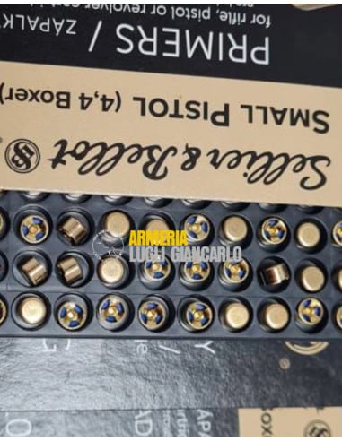 PROMOZIONE INNESCHI PER PISTOLA SELLIER & BELLOT SMALL PISTOL 5000 INNESCHI PER PISTOLA CONFEZIONE DA 1000 5 PACCHI €340