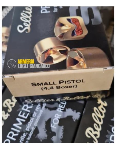 Inneschi per pistola Sellier&Bellot small pistol 4,4 boxer 1000 pezzi SELLIER&BELLOT INNESCHI SMALL PISTOL
