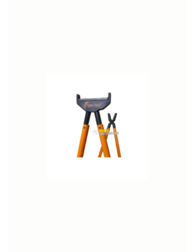 Hunting, Treppiedi e bipiedi ULTIMATE Leather bipiede in carbonio e pelle regolabile H118÷168cm / 950gr