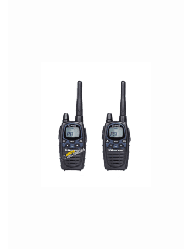 Midlan Ricetrasmittenti, ricetrasmittenti pmr446-lpd433 G7 Pro Nero Blister da 2pz per forze dell’ordine polizia