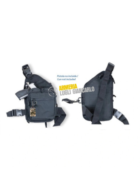 MONOSPALLA DX/SX PORTA PISTOLA NERO BORSA PER PISTOLE MARCHIO: CODICE PRODOTTO: 39497