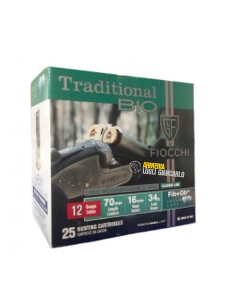 Fiocchi Cartucce Traditional Dispersanti  BIO Calibro 12 34gr piombo 5