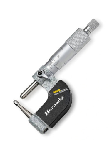 050059 Hornady Vernier Ball Micrometer HORNADY – 050059 VERNIER BALL MICROMETER