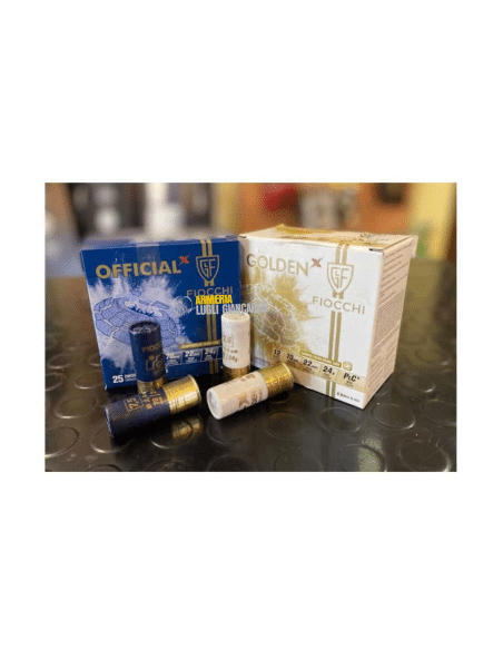 CARTUCCE CALIBRO 12 FIOCCHI GOLDEN-X 24GR P BIANCA