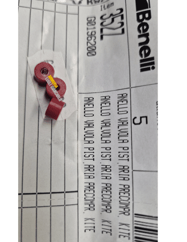 Anello valvola per pistola Benelli Kite aria precompressa  calibro 4,5 G0196200 352Z