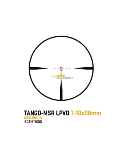 SIG SAUER OTTICA TANGO-MSR LVPO 1-10X28 BDC10  Tubo da 34mm CON ATTACCHI 393894