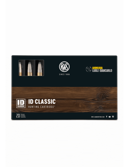 Colpi Cartucce da caccia RWS calibro 30-06 modello ID CLASSIC 9,7 G  150 granbi