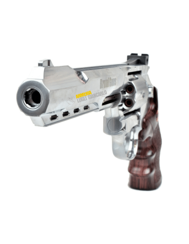 BRUNI REVOLVER CO2 MOD. 6 ARGENTO CAL.4,5 BB CN 821 LIBERA VENDITA (BR-702S) PS000167