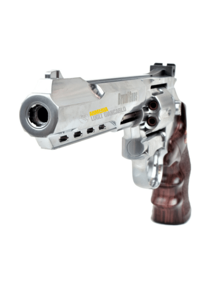 BRUNI REVOLVER CO2 MOD. 6 ARGENTO CAL.4,5 BB CN 821 LIBERA VENDITA (BR-702S) PS000167