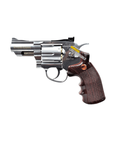 BRUNI REVOLVER CO2 MOD. 2,5 ARGENTO CAL.4,5 BB CN 823 LIBERA VENDITA (BR-708S) PS000169