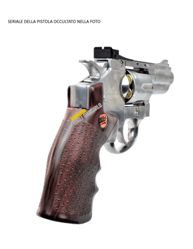 BRUNI REVOLVER CO2 MOD. 2,5 ARGENTO CAL.4,5 BB CN 823 LIBERA VENDITA (BR-708S) PS000169
