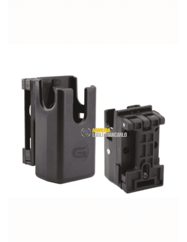 GHOST PORTACARICATORE "HYBRID" DA TIRO, ROTATIVO CLIP "D" NERO PER BIFILARI (SG-DMAGHD) FO000533
