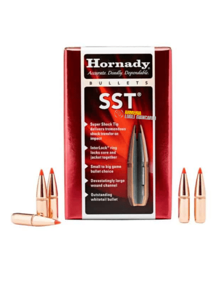 Palle ogive Hornady SST calibro 270 .277″ – 130 grani – 100 pezzi 27302