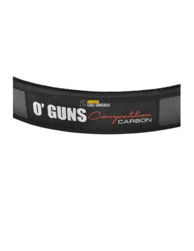 O'Guns Equipment CINTURA PRO COMPETITION CARBON in vera fibra di carbonio 120 com