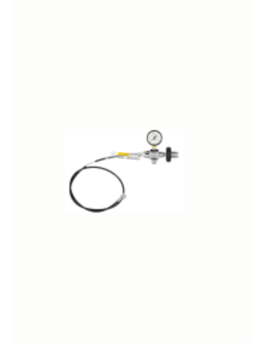 KIT DIN E FRUSTA CON MANOMETRO PER CARABINE PCP DIN da 200/300 bar con manometro codice 04B3