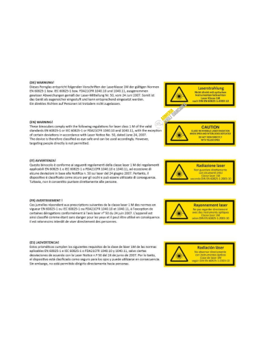 STEINER Binocolo eRanger LRF 10x42 con telemetro Misura della distanza  25 bis 3000 marticolo 23180900
