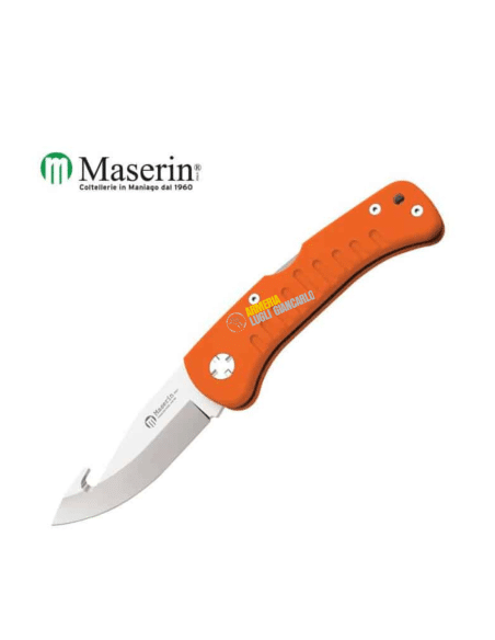 MASERIN COLTELLO 763 SKINNER Manico in G10 Arancione