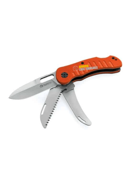 Coltello multiuso arancione 131 Jager COD: 131  Design by Coltellerie Maserin