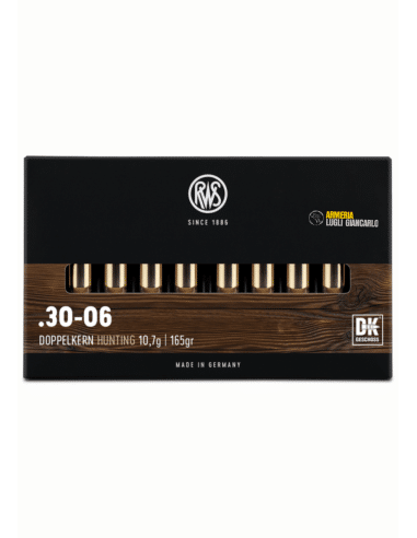 Colpi cartucce RWS DT Dopplekern hunting cartridge calibro 308 165gr 10.7