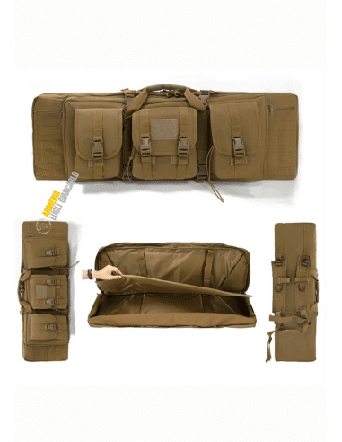 Zaino fodero borsa tattica multiuso impermeabile colore marrone chiaro 93x30x9 B9251