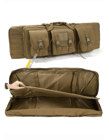 Zaino fodero borsa tattica multiuso impermeabile colore marrone chiaro 93x30x9 B9251