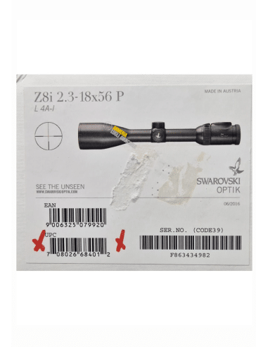 Ottica Canocchiale Swarovski Optik - X5i 3.5-18X50 P 1/4 MOA L 4W - I PIU