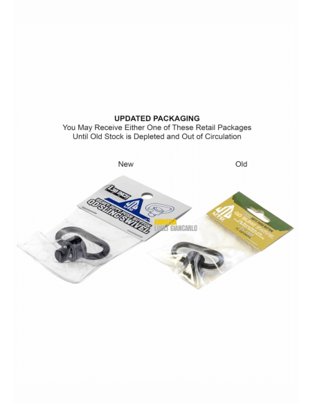 UTG Heavy Duty Pulsante QD Sling Swivel, 1.25" Loop TL-QDSW18