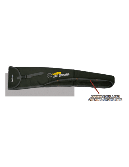 Fodero Patton per fucile tascabile in cotone apribile sul lato ART. 12134 colore verde lunghezza 130 cm