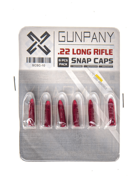 TAC VECTOR GUNPANY SALVAPERCUSSORI IN ALLUMINIO ROSSI CALIBRO 22 LR CONF. DA 6 pezzi (SCSC-10P)