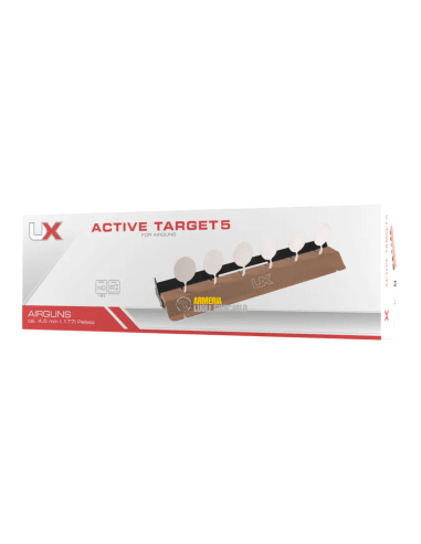 3.2205 UX Airgun Active Target 5 Umarex bersagli metallici abbattibili per carabine e pistole a pallini Pellet e sferici