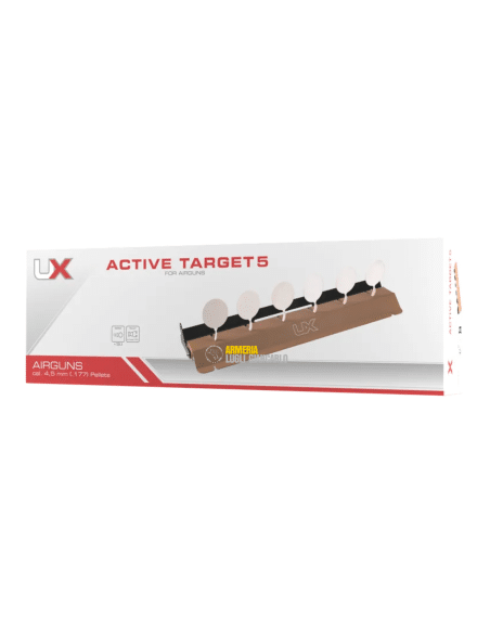 3.2205 UX Airgun Active Target 5 Umarex bersagli metallici abbattibili per carabine e pistole a pallini Pellet e sferici