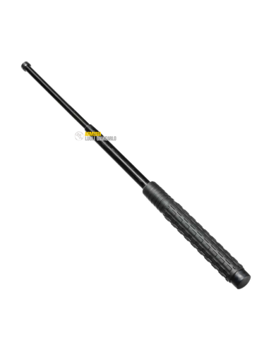Bastone telescopico alungabile 21' pollici gommatto con fodero Teleskop Schlagstock 21" CM 33 APERTO