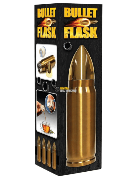 BORRACCIA A FORMA DI CARTUCCIA JACK PYKE Stainless Steel Bullet Flask 330ml sport e tempo libero