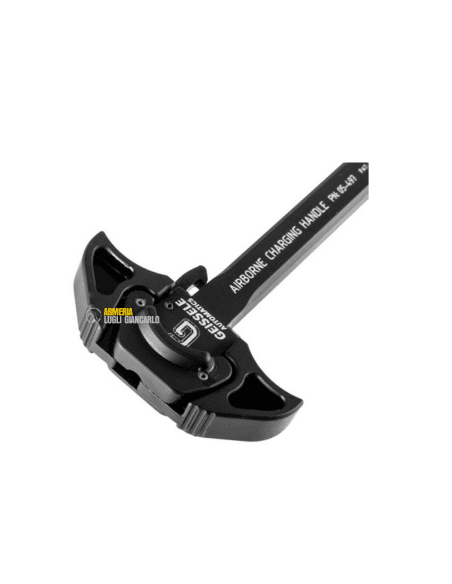 GEISSELE AUTOMATICS AR-15 AIRBORNE CHARGING HANDLE - GEISSELE AUTOMATICS AIRBORNE CHARGING HANDLE BLACK