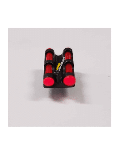 LPA MIRINO E TACCA di Mira Fucile Fibra Ottica Diametro 2,6  (Rosso) mf29