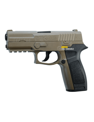 Pistola libera vendita Co2  Crosman MK45 CO2-Powered Semi-Auto BB Air Pistol, Earth/Black  calibro 4,5 BB